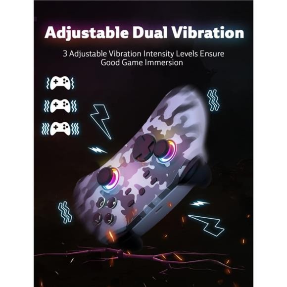 Camo Wireless Switch Controller  With Switch/ Switch Lite/ Switch OLED, - Picture 7 of 7